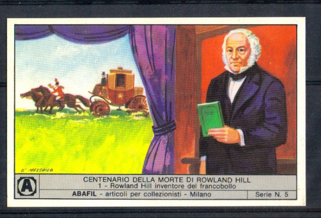 1979 - LOTTO/2169 - FIGURINE ABAFIL - ROWLAND HILL