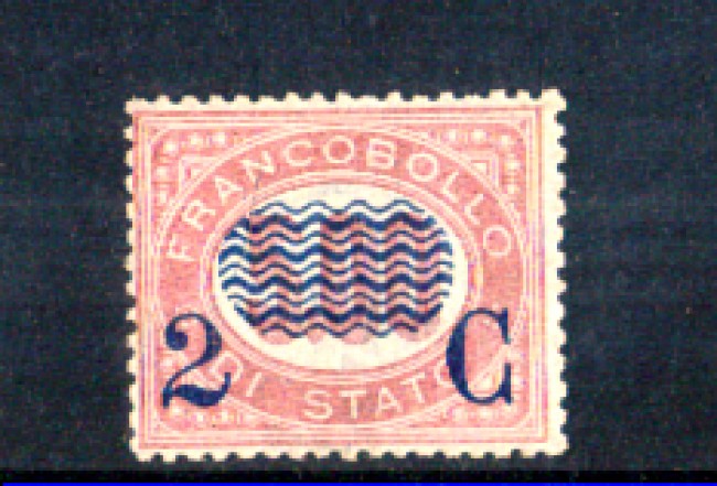 1878 - LOTTO/11105 - REGNO - 2 CENT. SU 5,00 LACCA - T/L