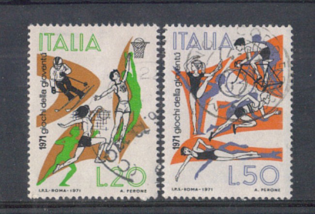 1971 - LOTTO/6546U - REPUBBLICA - GIOCHI GIOVENTU' USATI