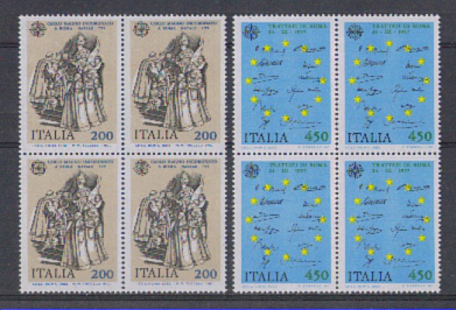 1982 - LOTTO/6764Q - REPUBBLICA - EUROPA - QUARTINE