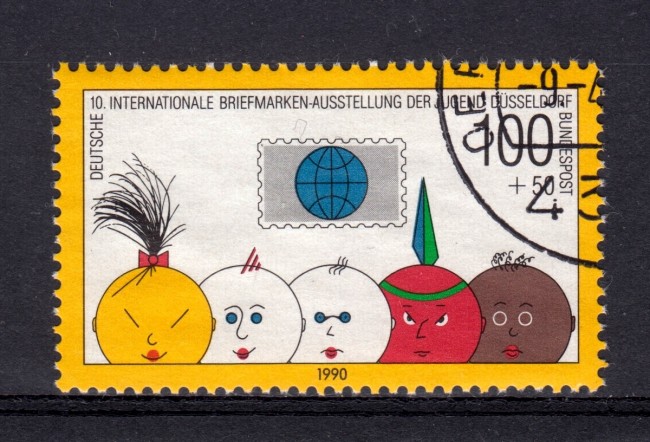 1990 - GERMANIA FEDERALE - 100+50p. MOSTRA FILATELICA - USATO - LOTTO/31284U