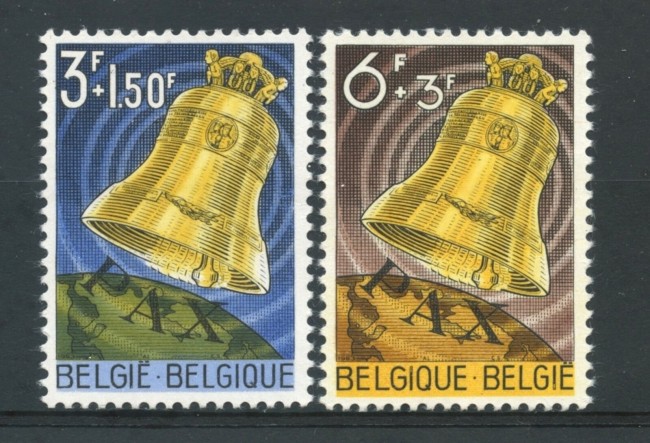 1963 - BELGIO - CAMPANA DELLA PACE 2v. - NUOVI - LOTTO/25916