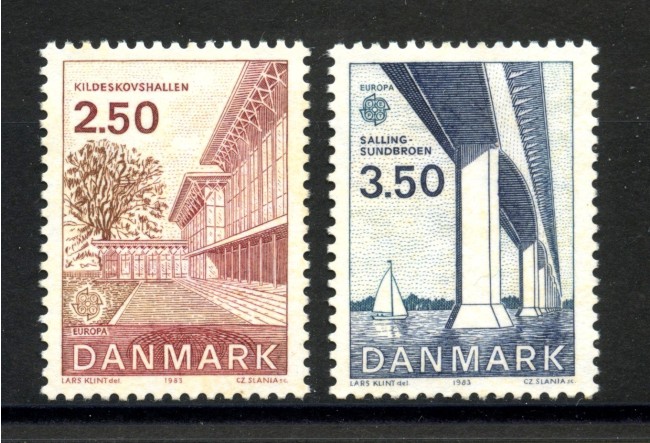 1983 - DANIMARCA - LOTTO/41336 - EUROPA 2v. - NUOVI