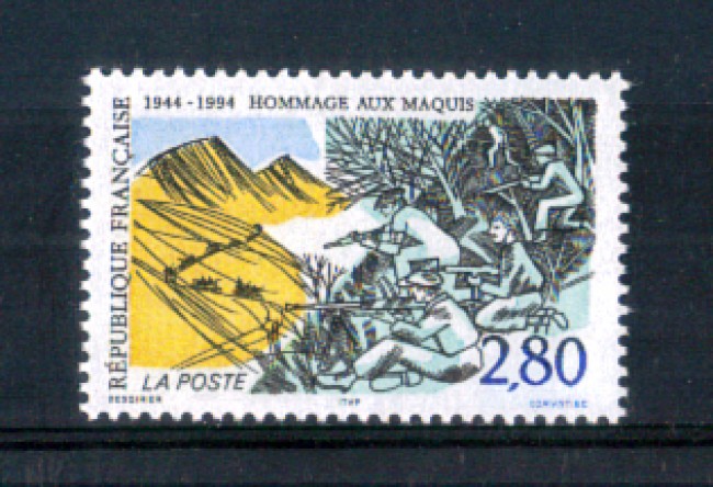 1994 - LOTTO/FRA2865N - FRANCIA - OMAGGIO ALLA RESISTENZA NUOVO