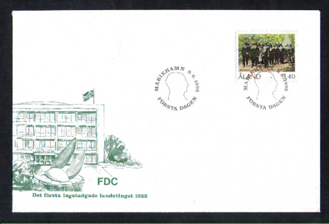 1992 - LOTTO/10959 - ALAND - ASSEMBLEA DIPARTIMENTALE - BUSTA FDC