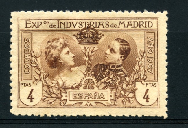 1907 - LOTTO/16751 - SPAGNA - 2pta.  ESPOSIZIONE - LING.