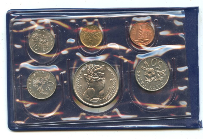 1982 - SINGAPORE - LOTTO/M48571 - SERIE DI 6 MONETE  FIOR DI CONIO
