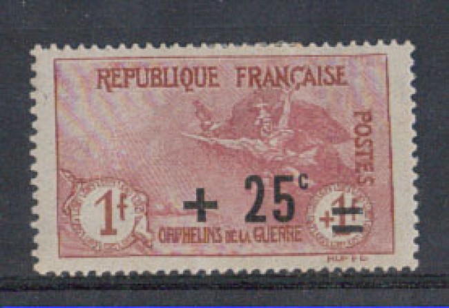 1922 - LOTTO/5207 - FRANCIA - PRO ORFANI DI GUERRA