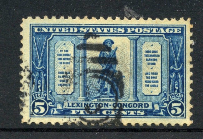 1925 - STATI UNITI - LOTTO/48270 - 5 CENTESIMI BATTAGLIA DI LEXINGTON - USATO
