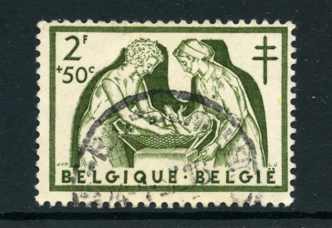 1956 - LOTTO/24368 - BELGIO - 2+50c.  PRO OPERA ANTITUBERCOLARE - USATO
