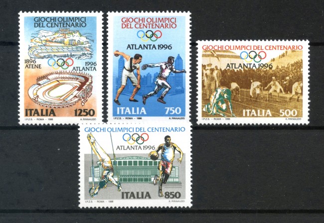 1996 - REPUBBLICA - GIOCHI OLIMPICI 4v. - NUOVI - LOTTO/7110