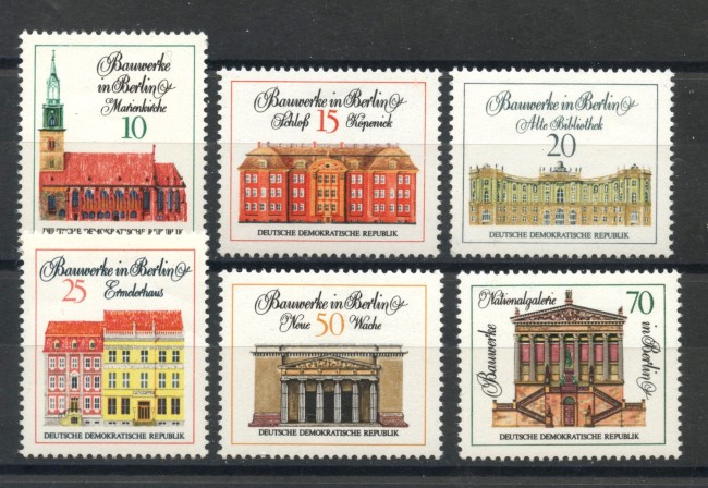 1971 - GERMANIA DDR - EDIFICI CARATTERISTICI  6v. - NUOVI - LOTTO/36399
