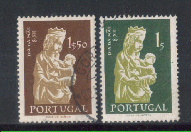1956 - LOTTO/9760U - PORTOGALLO - GIORNATA DELLA MADRE - USATI
