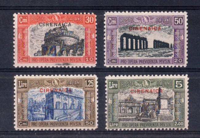 1929 - LOTTO/CIR52CPL - CIRENAICA - MILIZIA II° SERIE - LING.