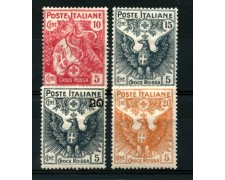 1915 - LOTTO/11563 - REGNO - PRO CROCE ROSSA 4v. - LING.