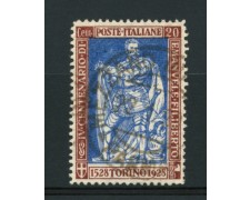 1928 - LOTTO/11635 - REGNO - 20c. EMANUELE FILIBERTO DENT. 13 - USATO