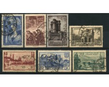 1938 - LOTTO/11786 - FRANCIA - VEDUTE E SOGGETTI 7v. - USATI 1938 - LOTTO/11786 - FRANCIA - VEDUTE E SOGGETTI 7v. - USATI