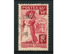 1938 - LOTTO/11788 - FRANCIA - 65+60c. FRANCESI RIMPATRIATI - USATO 1938 - LOTTO/11788 - FRANCIA - 65+60c. FRANCESI RIMPATRIATI - USATO