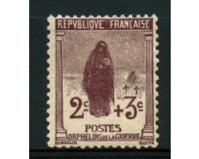 1917/19 - LOTTO/11804 - FRANCIA - 2+3c. PRO ORFANI - LING. 1917/19 - LOTTO/11804 - FRANCIA - 2+3c. PRO ORFANI - LING.