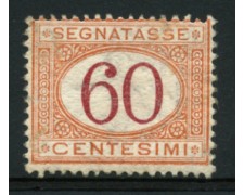 1890/94 - LOTTO/12040 - REGNO - 60c. SEGNATASSE - NUOVO 1890/94 - LOTTO/12040 - REGNO - 60c. SEGNATASSE - NUOVO