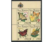 1993 - LOTTO/12207 - SAN MARINO - FARFALLE 4v. - NUOVI