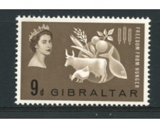 1963 - LOTTO/12262 - GIBILTERRA - CAMPAGNA CONTRO LA FAME - NUOVO 1963 - LOTTO/12262 - GIBILTERRA - CAMPAGNA CONTRO LA FAME - NUOVO