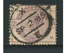 1883 - LOTTO/12306 - GRAN BRETAGNA - 2,5p. VIOLETTO POS. ML - USATO 1883 - LOTTO/12306 - GRAN BRETAGNA - 2,5p. VIOLETTO POS. ML - USATO