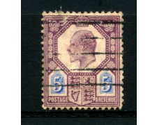 1902 - LOTTO/12321 - GRAN BRETAGNA - 5p. RE EDOARDO VII° - USATO 1902 - LOTTO/12321 - GRAN BRETAGNA - 5p. RE EDOARDO VII° - USATO