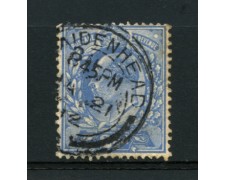 1911 - LOTTO/12329 - GRAN BRETAGNA - 2,5p. AZZURRO RE EDOARDO VII° - USATO 1911 - LOTTO/12329 - GRAN BRETAGNA - 2,5p. AZZURRO RE EDOARDO VII° - USATO