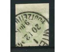 1880 - LOTTO/12347 - AUSTRIA - FRANCOBOLLI PER GIORNALI 1/2 K. VERDE  - USATO