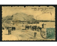 1910 - LOTTO/12368 - REGNO -  5+5c. GARIBALDI SU CARTOLINA DA PALERMO -