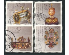 1988 - LOTTO/12468 - GERMANIA - BENEFICENZA 4v. - USATI 1988 - LOTTO/12468 - GERMANIA - BENEFICENZA 4v. - USATI