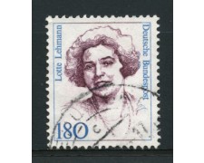 1989 - LOTTO/12487 - GERMANIA - 180p. DONNE CELEBRI - USATO 1989 - LOTTO/12487 - GERMANIA - 180p. DONNE CELEBRI - USATO