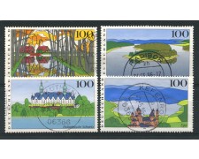1996 - LOTTO/12533 - GERMANIA - VEDUTE 4v. - USATI 1996 - LOTTO/12533 - GERMANIA - VEDUTE 4v. - USATI