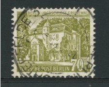 1953/54 - LOTTO/12565 - BERLINO - 70p. MONUMENTI GRUNEWALD - USATO 1953/54 - LOTTO/12565 - BERLINO - 70p. MONUMENTI GRUNEWALD - USATO