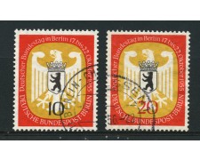 1955 - LOTTO/12572 - BERLINO - CONGRESSO TEDESCHI 2v. - USATI 1955 - LOTTO/12572 - BERLINO - CONGRESSO TEDESCHI 2v. - USATI