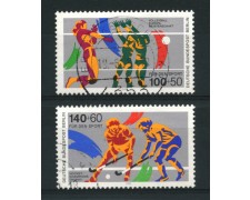 1989 - LOTTO/12621 - BERLINO - A PROFITTO ASSOCIAZIONE SPORT 2v. - USATI 1989 - LOTTO/12621 - BERLINO - A PROFITTO ASSOCIAZIONE SPORT 2v. - USATI
