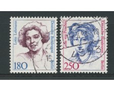 1989 - LOTTO/12623 - BERLINO - 180/250p. DONNE CELEBRI - USATI 1989 - LOTTO/12623 - BERLINO - 180/250p. DONNE CELEBRI - USATI