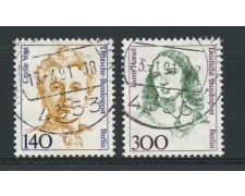 1989 - LOTTO/12624 - BERLINO - 140/300p. DONNE CELEBRI - USATI 1989 - LOTTO/12624 - BERLINO - 140/300p. DONNE CELEBRI - USATI