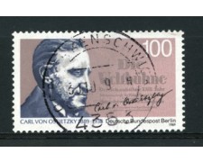 1989 - LOTTO/12629 - BERLINO - 100p. CARL VON OSIETZKY - USATO 1989 - LOTTO/12629 - BERLINO - 100p. CARL VON OSIETZKY - USATO