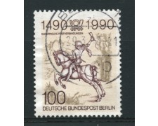 1990 - LOTTO/12634 - BERLINO - 100p. COLLEGAMENTO POSTALE - USATO 1990 - LOTTO/12634 - BERLINO - 100p. COLLEGAMENTO POSTALE - USATO