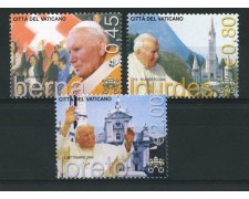 2005 - LOTTO/12695 - VATICANO - VIAGGI DI S.S.GIOVANNI PAOLO II ° 3v. - NUOVI