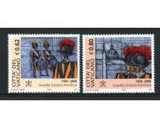 2005 - LOTTO/12697 - VATICANO -  5° CENTENARIO GUARDIA SVIZZERA 2v. - NUOVI