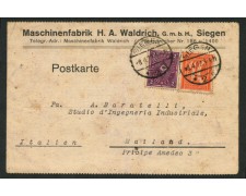 1922 - LOTTO/12968 - GERMANIA - CARTOLINA COMMERCIALE PER MILANO 1922 - LOTTO/12968 - GERMANIA - CARTOLINA COMMERCIALE PER MILANO
