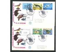 1978 - REPUBBLICA - SALVAGUARDIA MARE - 2 BUSTE FDC FILAGRANO VIAGGIATE - LOTTO/13003A 1978 - REPUBBLICA - SALVAGUARDIA MARE - 2 BUSTE FDC FILAGRANO VIAGGIATE - LOTTO/13003A