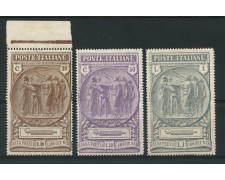 1923 - LOTTO/13024 - REGNO - PRO CAMICIE NERE 3v. - LING.