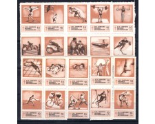 ITALIA - LOTTO/13130 - INSIEME DI 20 CHIUDILETTERA CAMPAGNA ANTITUBERCOLARE ITALIA - LOTTO/13130 - INSIEME DI 20 CHIUDILETTERA CAMPAGNA ANTITUBERCOLARE