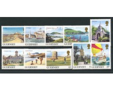 1985 - LOTTO/13412 - GUERNSEY - VEDUTE 10v.