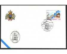 1999 - LOTTO/13586 - SAN MARINO - RITIRATA DI GARIBALDI - BUSTA FDC 1999 - LOTTO/13586 - SAN MARINO - RITIRATA DI GARIBALDI - BUSTA FDC