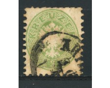 1863/64 - LOTTO/14124 - AUSTRIA - 3 Kr. VERDE - USATO 1863/64 - LOTTO/14124 - AUSTRIA - 3 Kr. VERDE - USATO